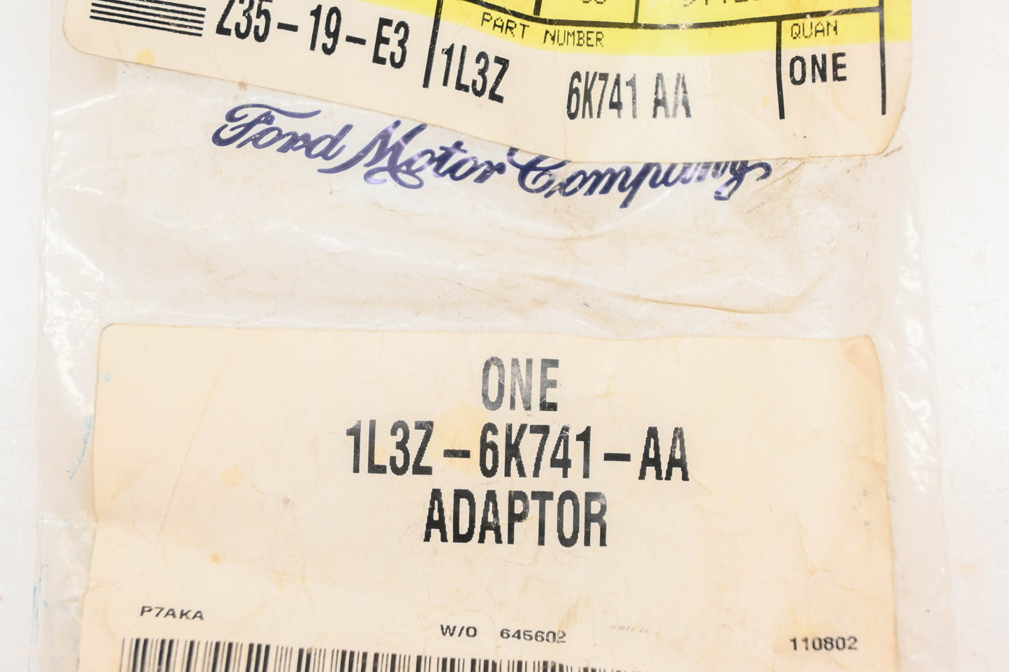 New OEM Ford 1L3Z-6K741-AA Adaptor NOS