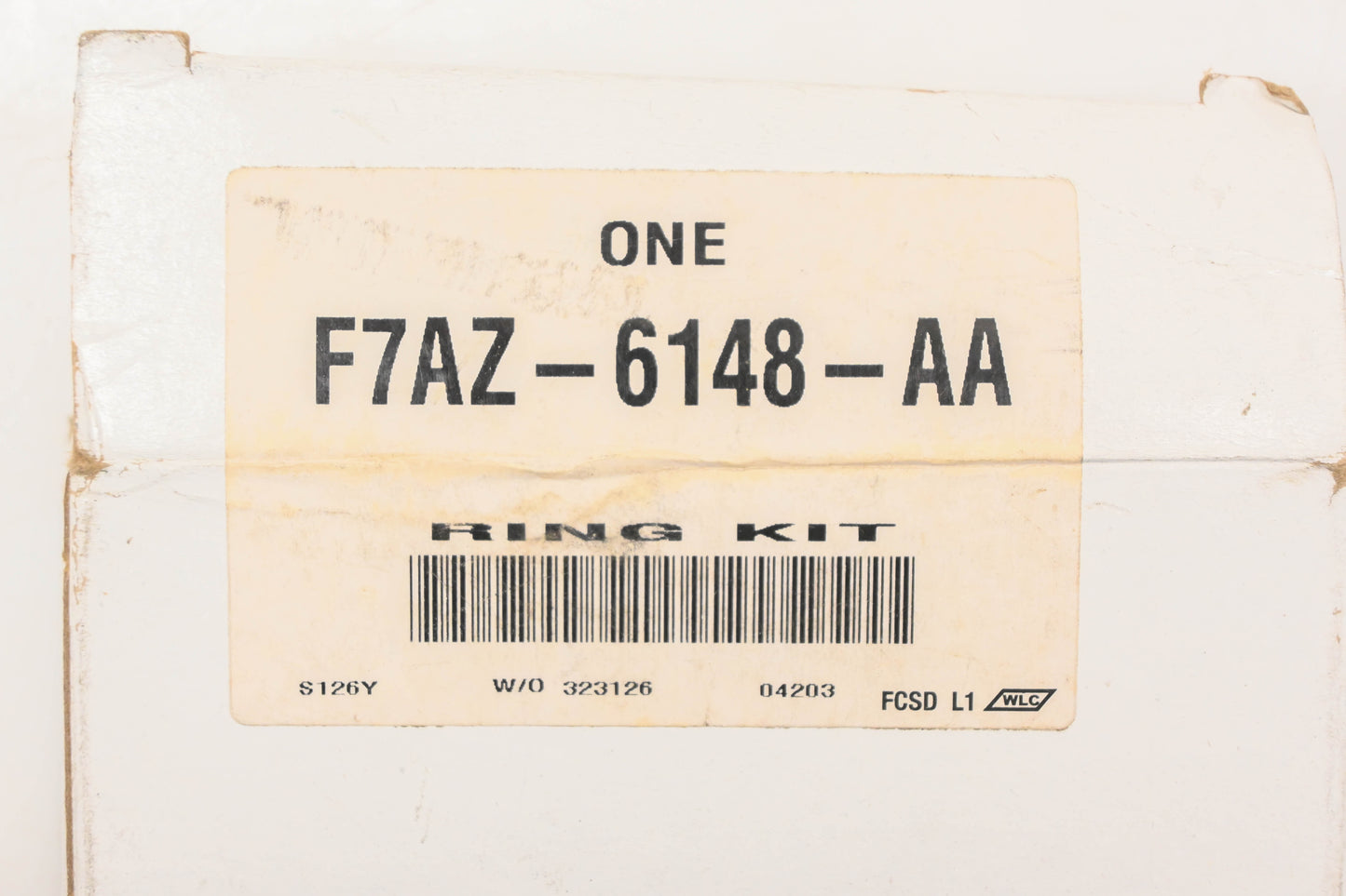 New OEM Ford F7AZ-6148-AA Piston Ring Kit NOS