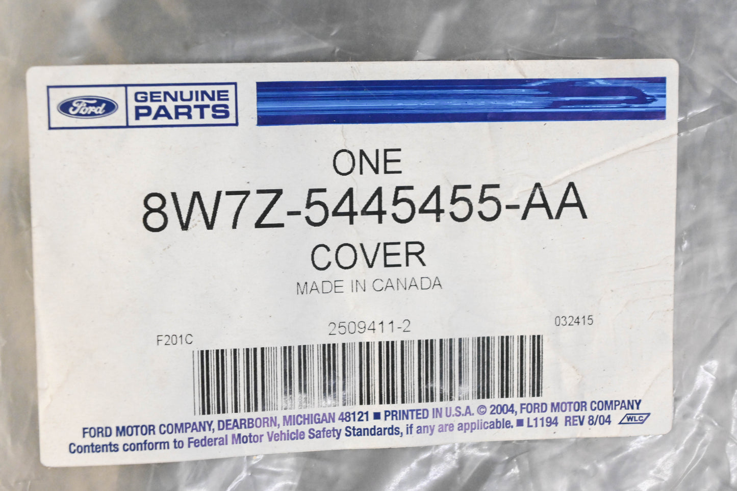New OEM Ford 8W7Z-5445455-AA Rear Loading Compartment Floor Cover NOS