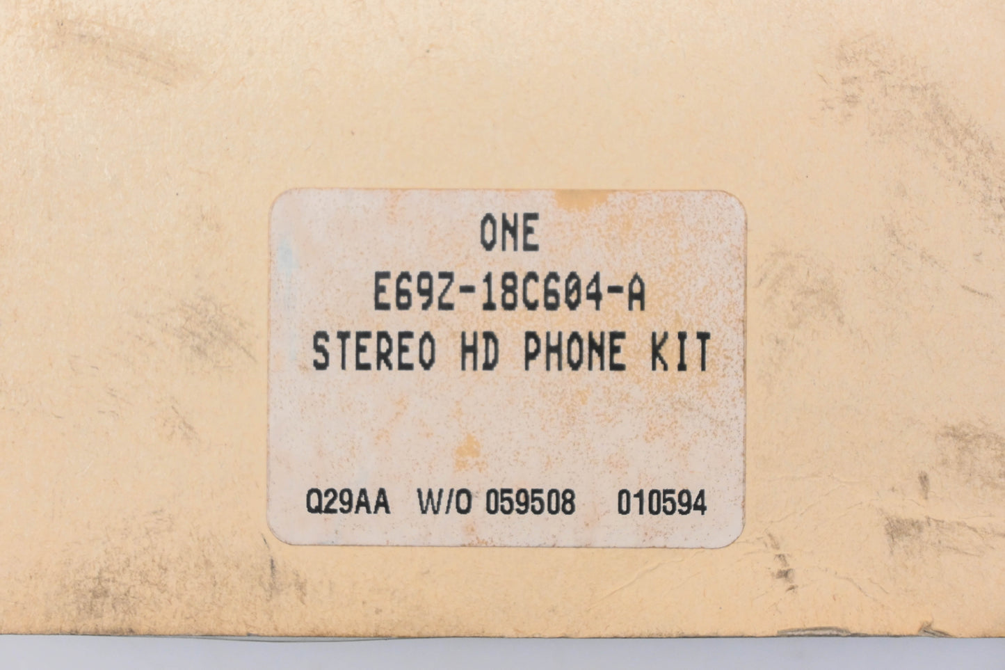 New OEM Ford E69Z-18C604-A Stereo Headphone Assembly NOS