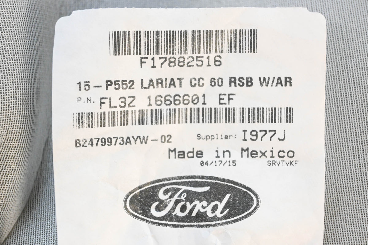 New OEM Ford FL3Z-1666601-EF Rear Seat Back Cover NOS