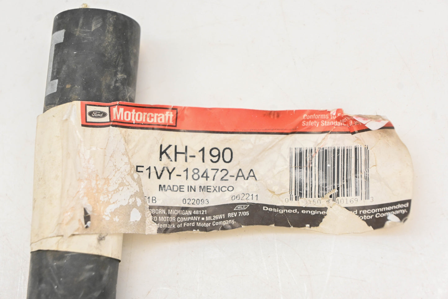 New OEM Ford KH-190, F1VY-18472-AA, KH190 Heater Hose NOS