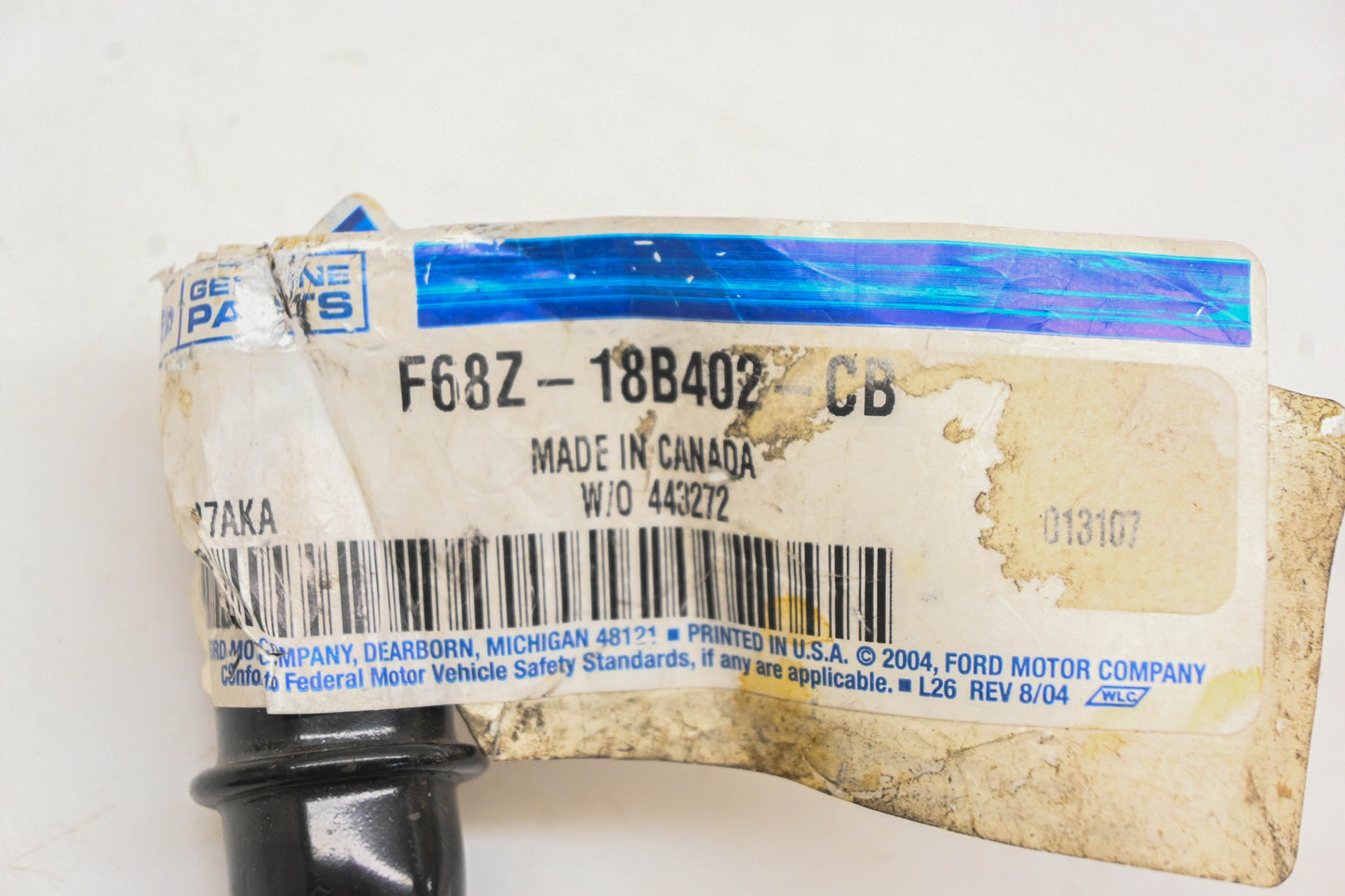 New OEM Ford F68Z-18B402-AB Heater Water Tube NOS