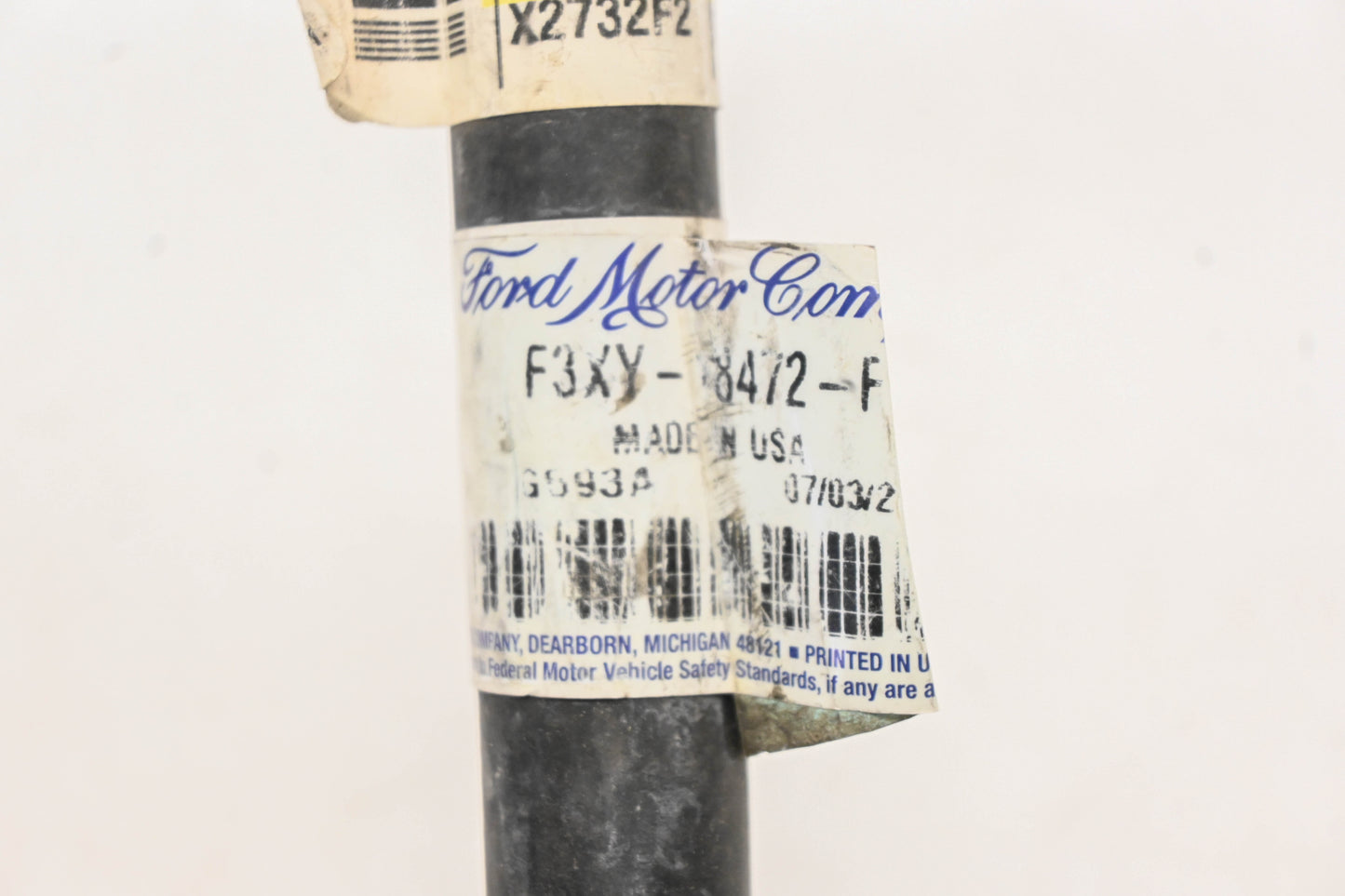 New OEM Ford F3XY-18472-F Heater Hose NOS