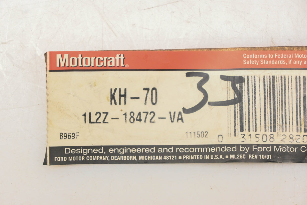 New OEM Motorcraft KH-70, 1L2Z-18472-VA, KH70 Heater Hose Assembly NOS