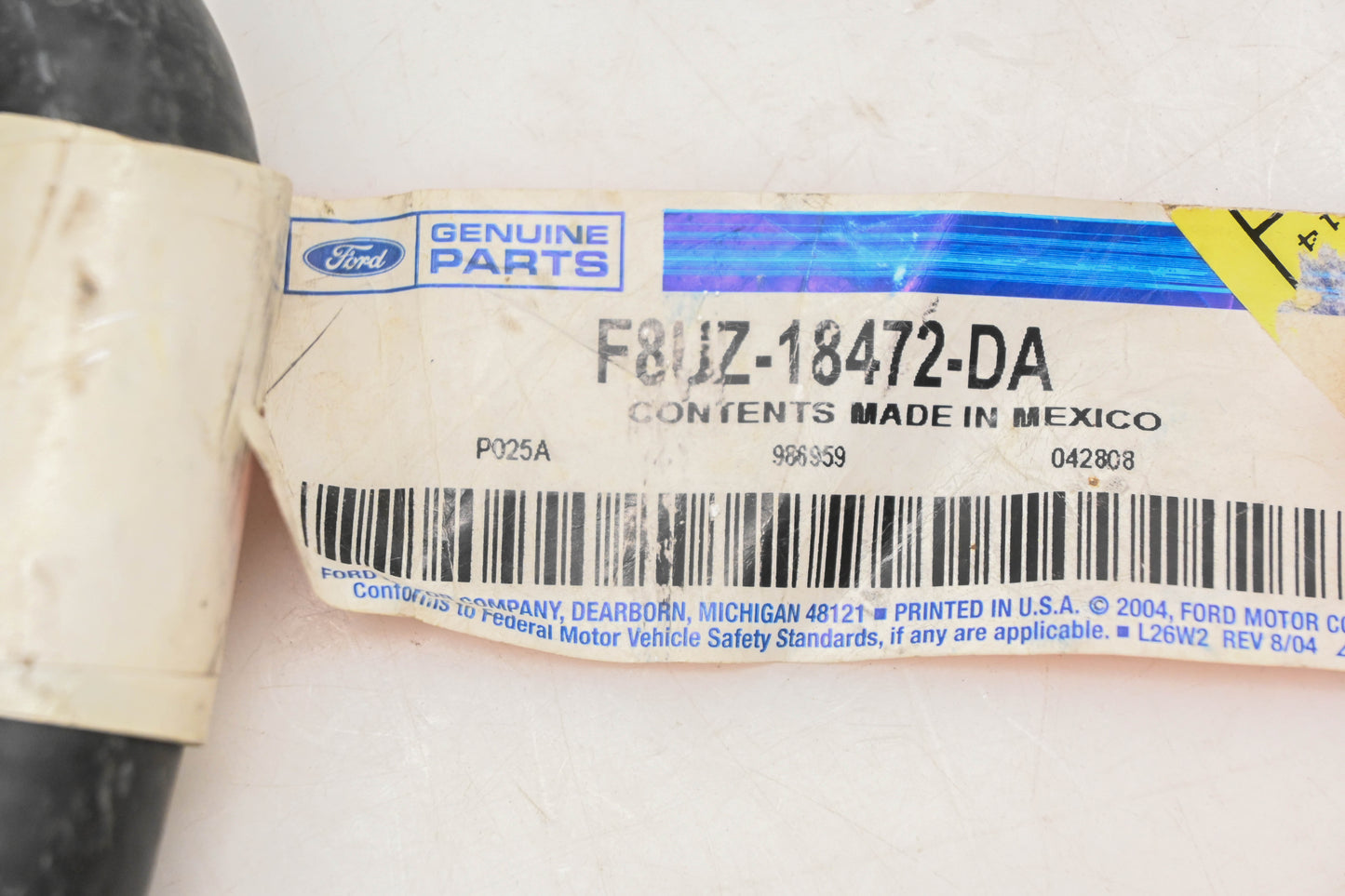 New OEM Ford F8UZ-18472-DA Heater Hose Assembly NOS
