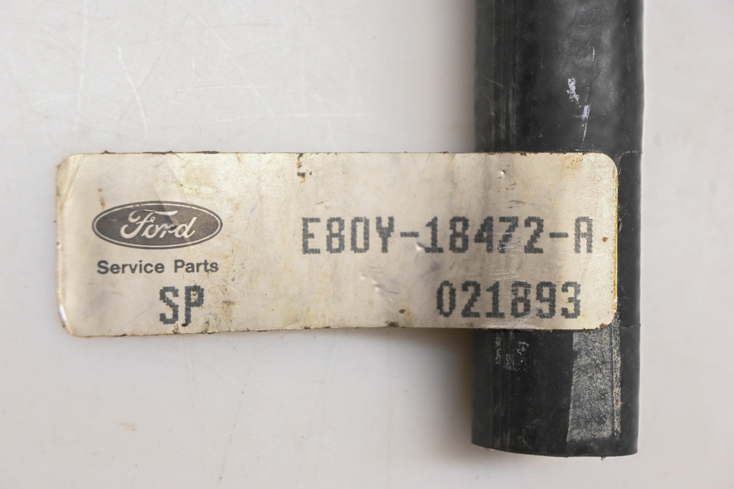 New OEM Ford E8OY-18472-A Heater Hose NOS