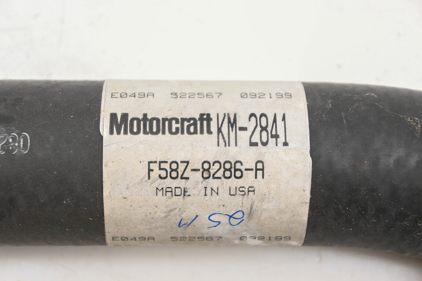 New OEM Ford KM-2841, F58Z-8286-A, KM2841 Coolant Hose NOS