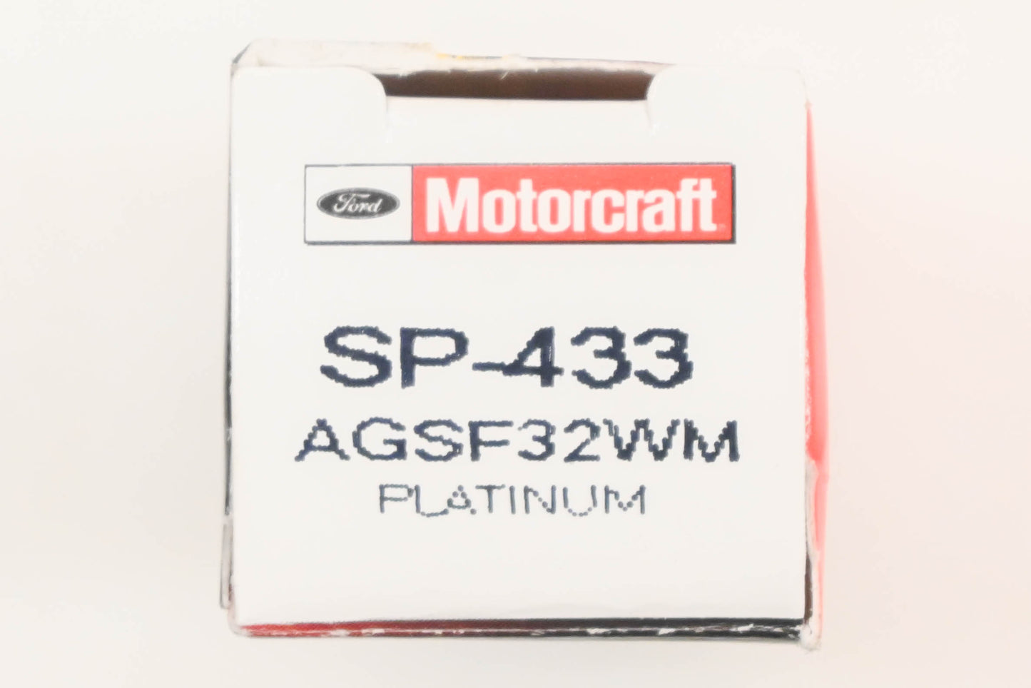 New OEM Motorcraft SP-433, AGSF32WM Spark Plugs Qty 2 NOS