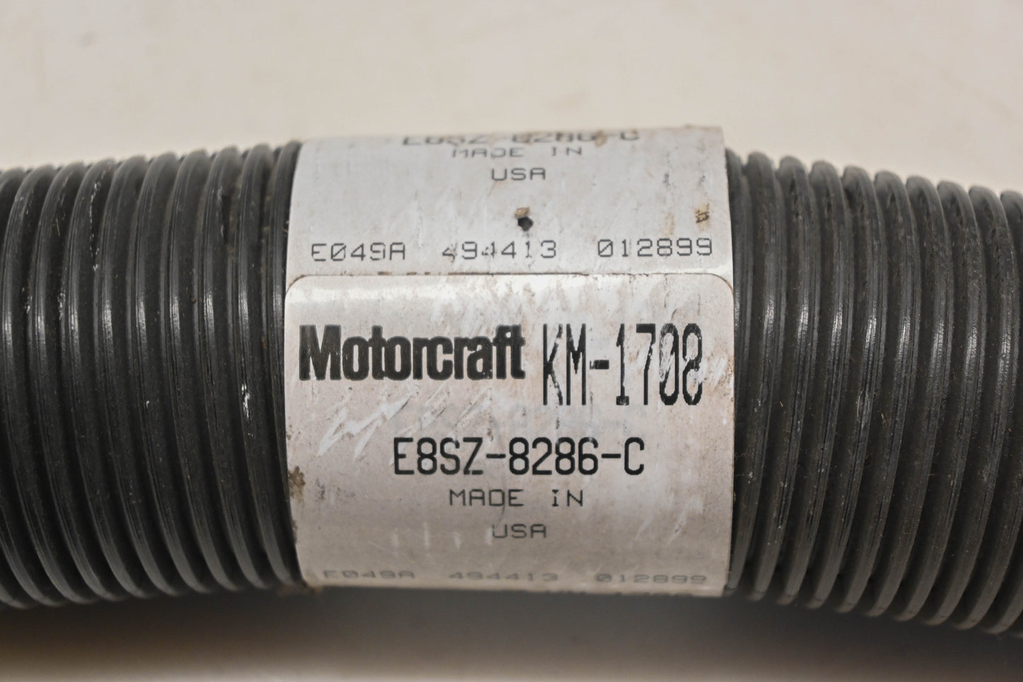 New OEM Motorcraft KM-1708, E8SZ-8286-C, KM1708 Coolant Hose NOS