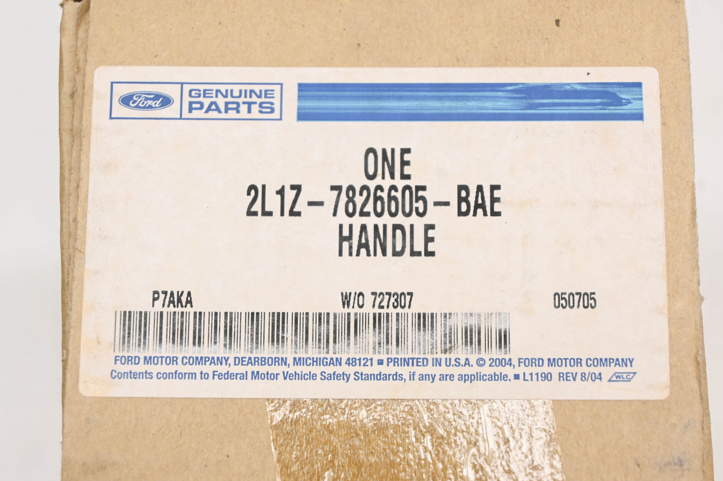 New OEM Ford 2L1Z-7826605-BAE Harvest Gold Left Exterior Door Handle NOS