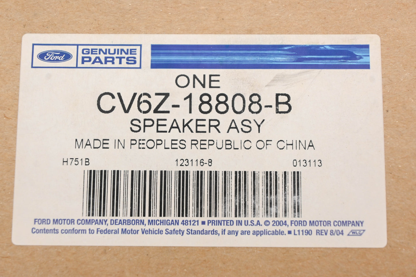 New OEM Ford CV6Z-18808-B, 6M2T-18808-FC Door Speaker 25w 4ohm NOS