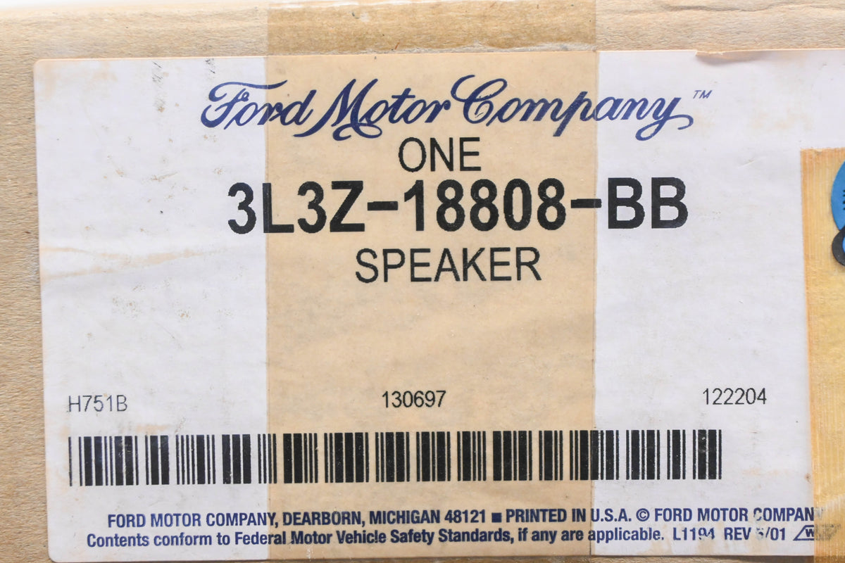 New OEM Ford 3L3Z-18808-BB, XW7F-18808-AB Rear Left Door Speaker 25w 4ohm NOS