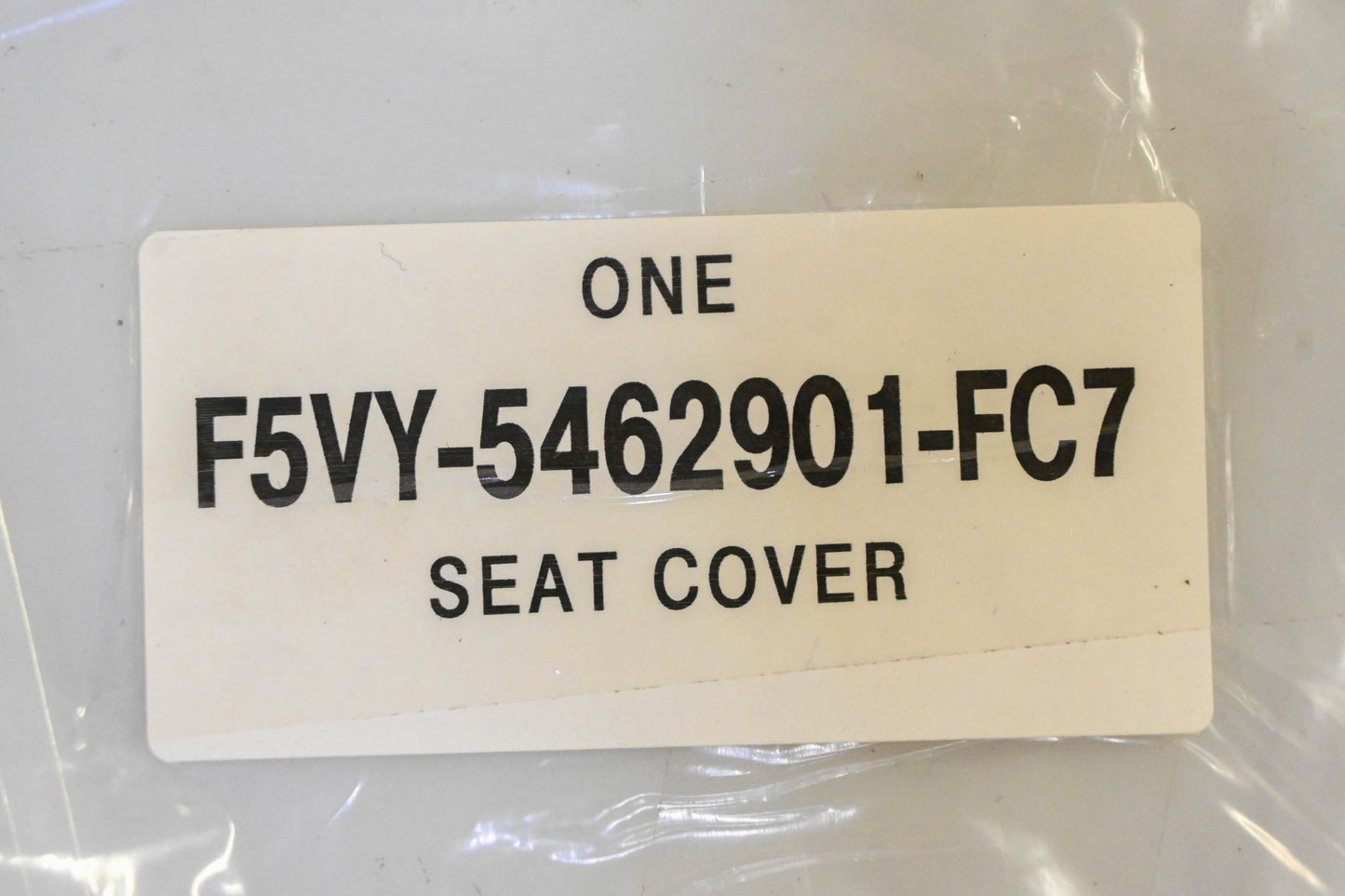New OEM Ford F5VY-5462901-FC7 Driver Side Seat Cushion Cover NOS