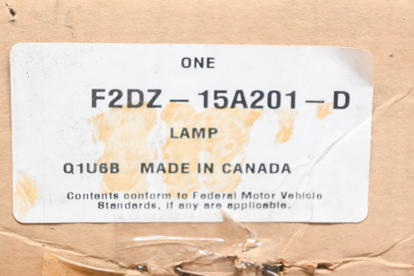New OEM Ford F2DZ-15A201-D Driver Side Lamp Assembly NOS