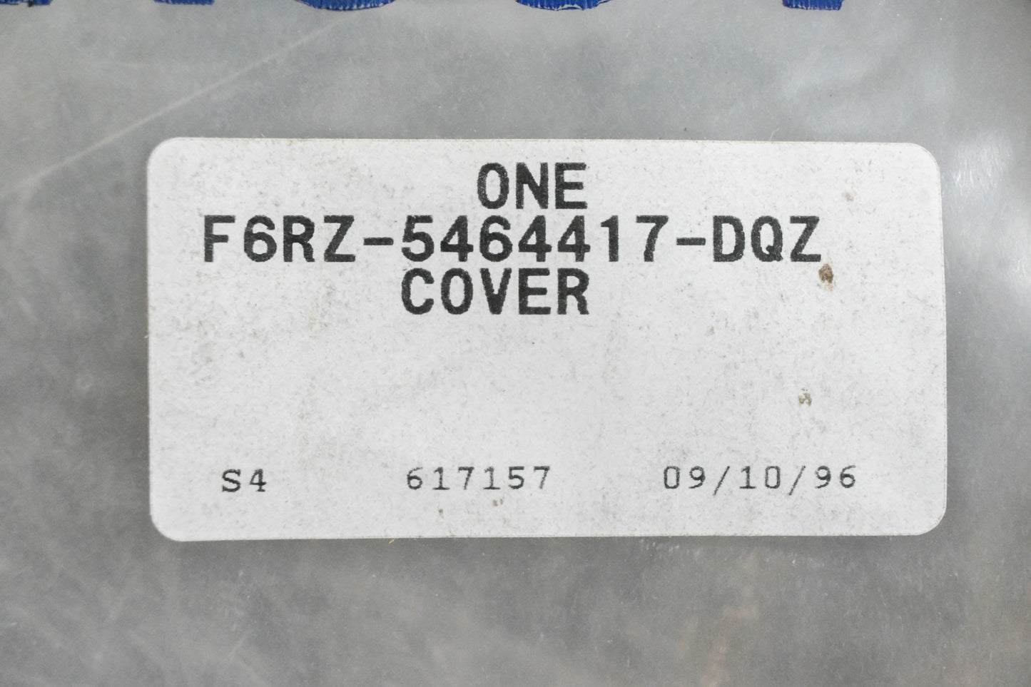 New OEM Ford F6RZ-5464417-DQZ Front Left Seat Back Cushion Cover NOS