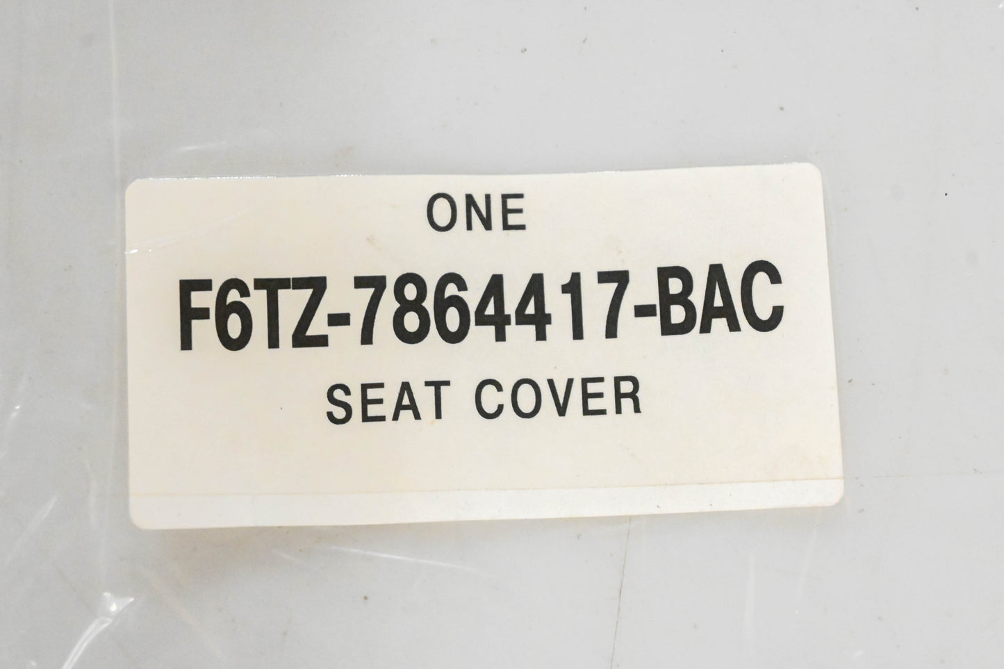 New OEM Ford F6TZ-7864417-BAC Effie Bauer Front Seat Back Cushion Cover NOS