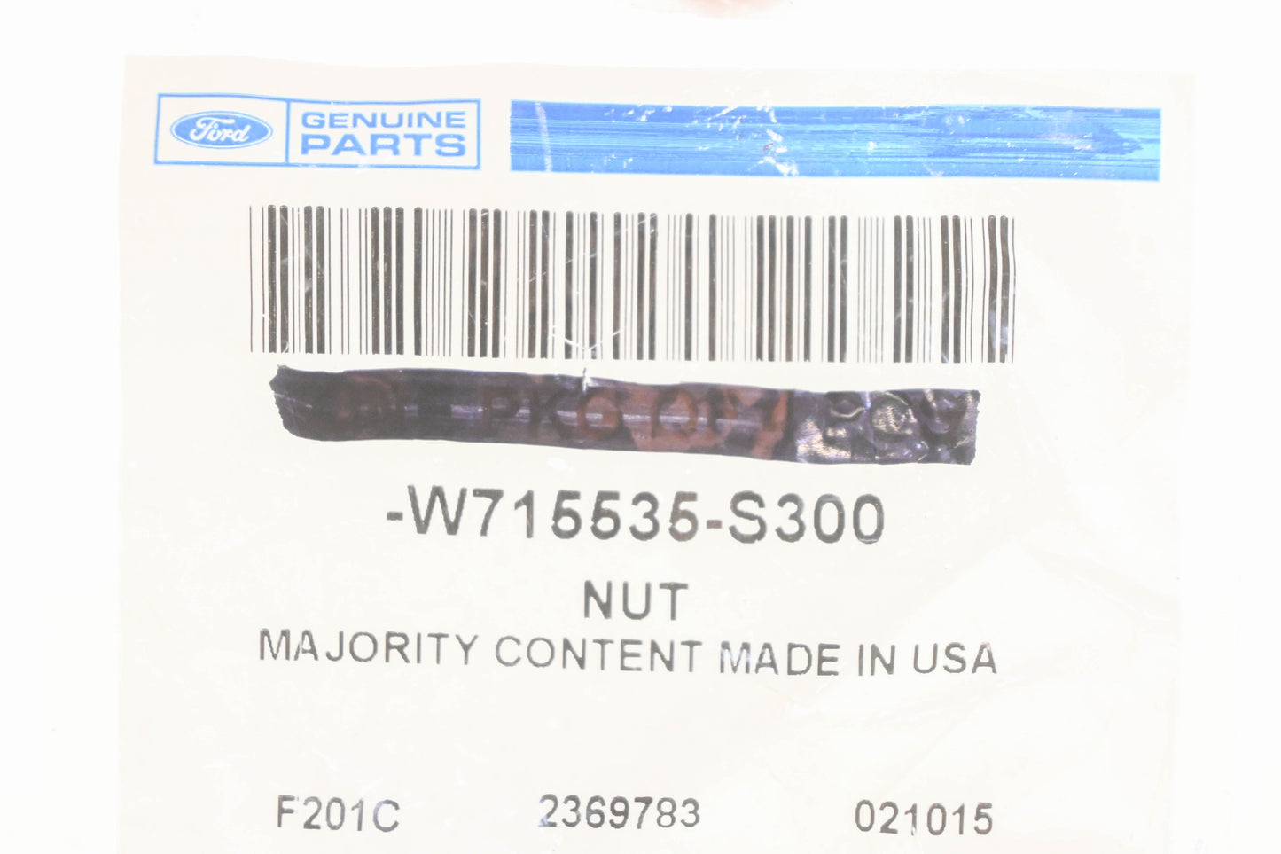 New OEM Ford W715535-S300 Tail Lamp Nuts Qty 2 NOS