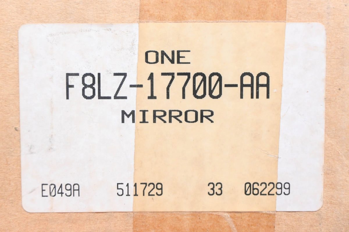 New OEM Ford F8LZ-17700-AA Black Rearview Mirror Assembly NOS