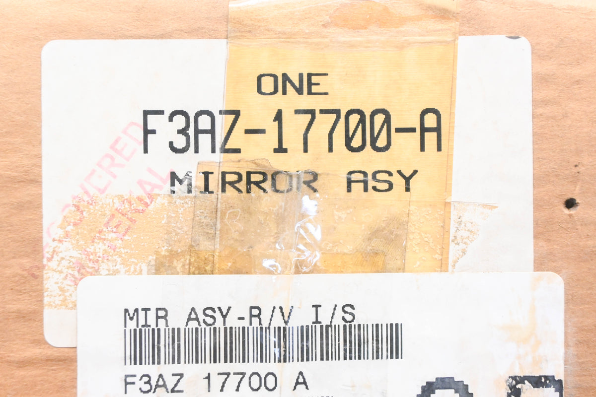 New OEM Ford F3AZ-17700-A Black Rearview Mirror Assembly NOS