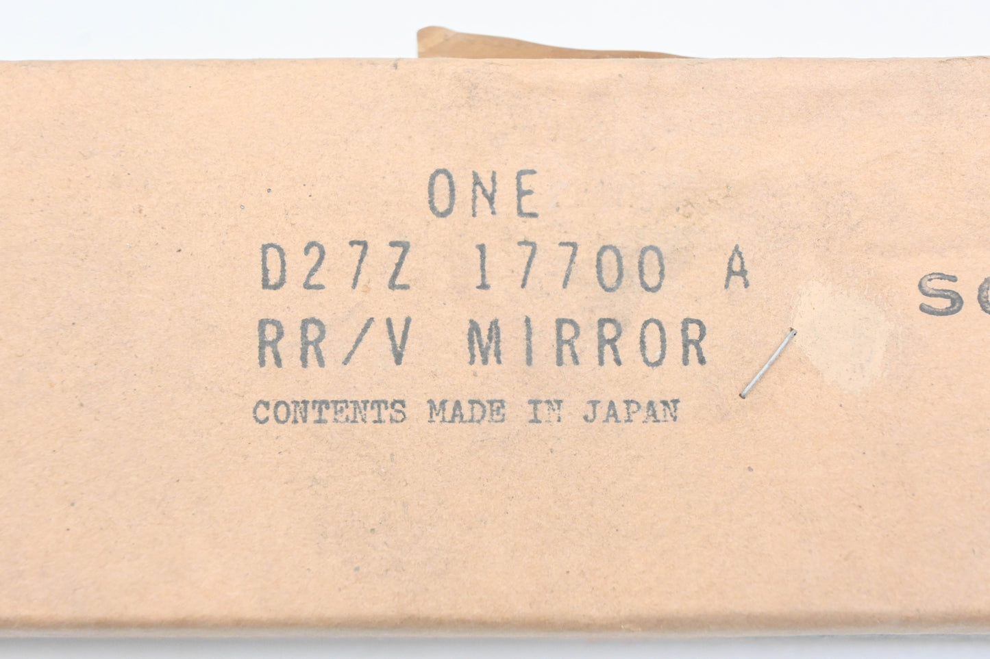 New OEM Ford D27Z-17700-A Black Rearview Mirror Assembly NOS