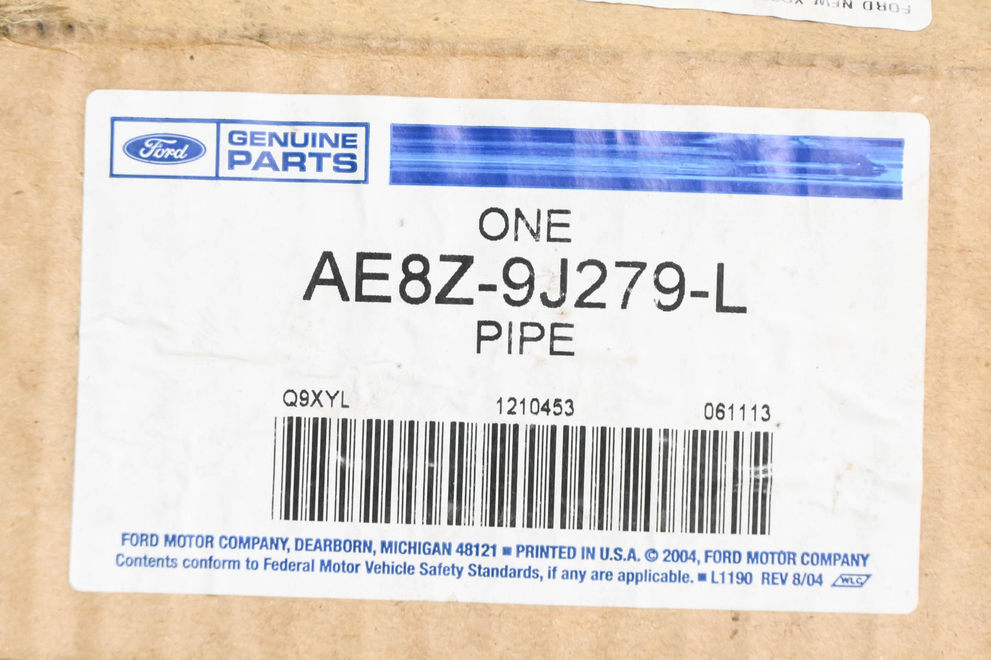 New OEM Ford AE8Z-9J279-L Vapor Separator Pipe Kit NOS