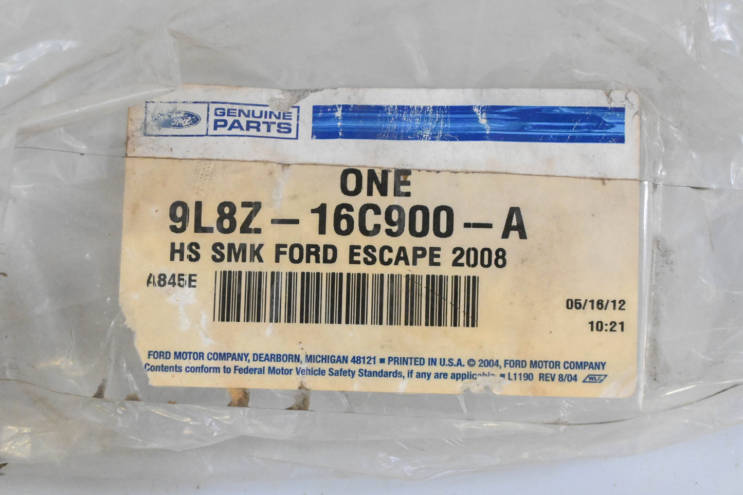 New OEM Ford 9L8Z-16C900-A 2008 Escape Hood Wind Deflector Kit NOS