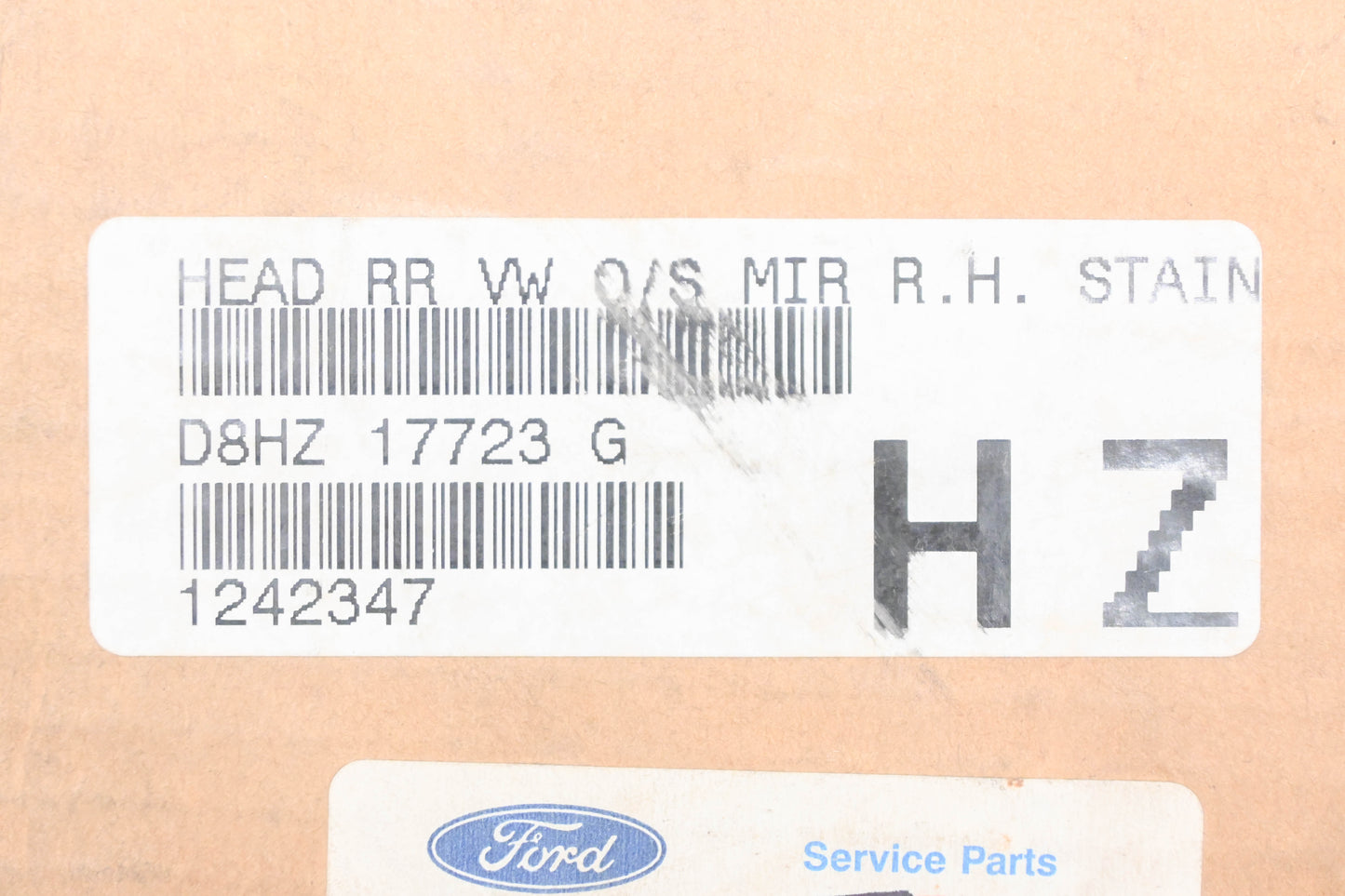 New OEM Ford D8HZ-17723-G Passenger Side Mirror Assembly NOS