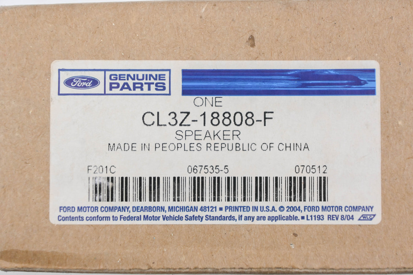 New OEM Ford CL3Z-18808-F Instrument Panel Speaker NOS