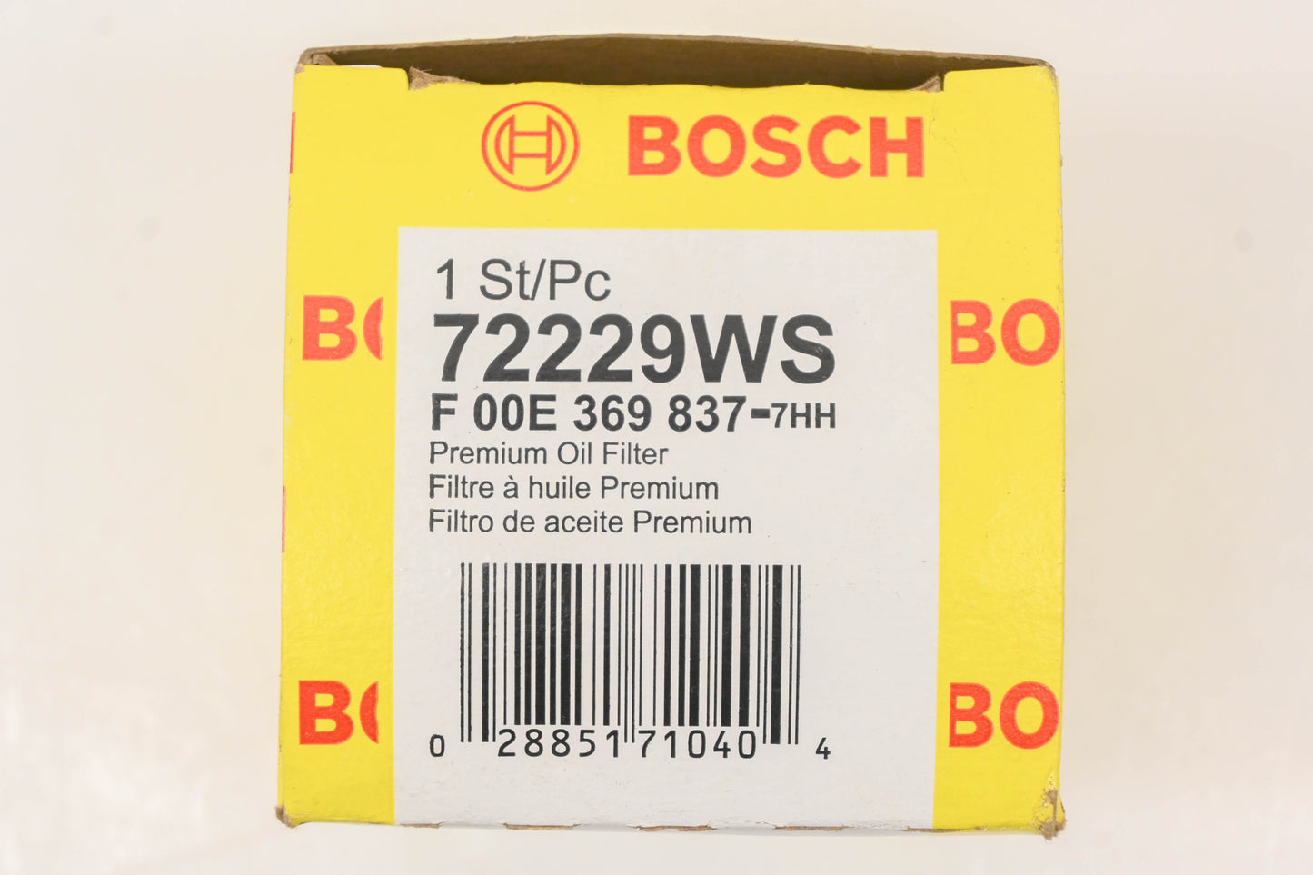 Bosch 72229WS Oil Filter NOS