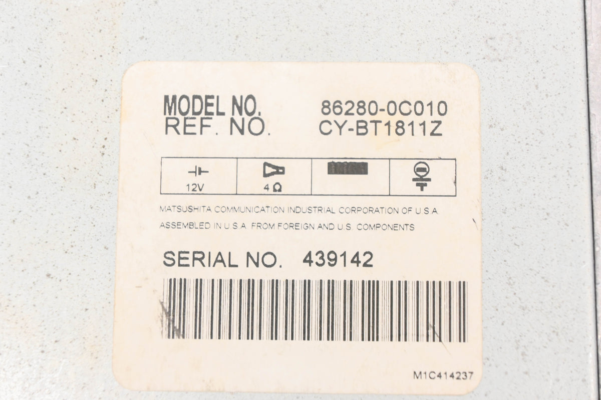 OEM Toyota 86280-0C010, CY-BT1811Z Stereo Amplifier