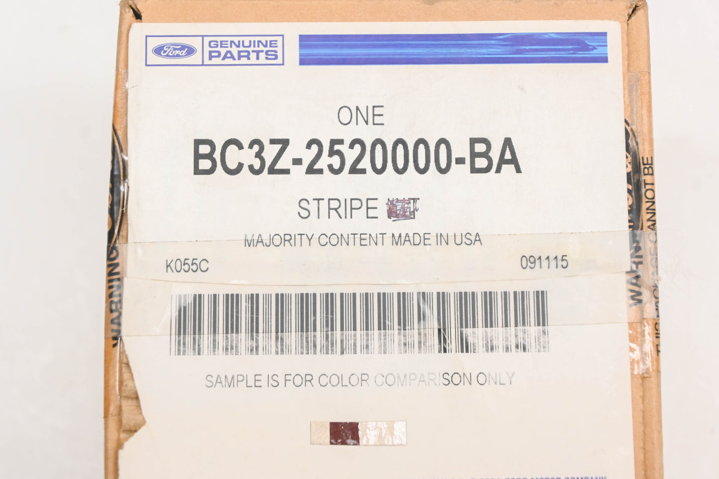 New OEM Ford BC3Z-2520000-BA Decal Stripe NOS