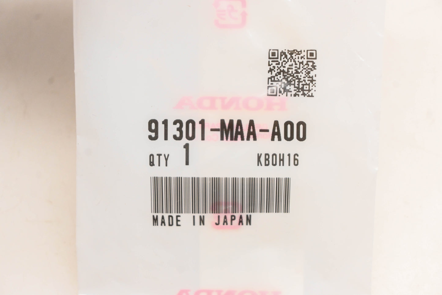 New OEM Honda 91301-MAA-A00 O-Ring NOS
