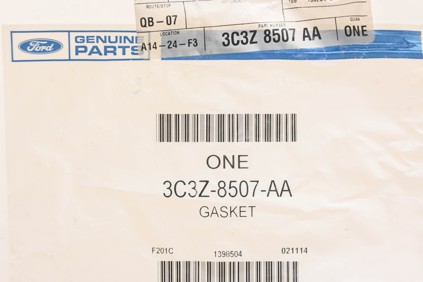New OEM Ford 3C3Z-8507-AA Water Pump Gasket NOS