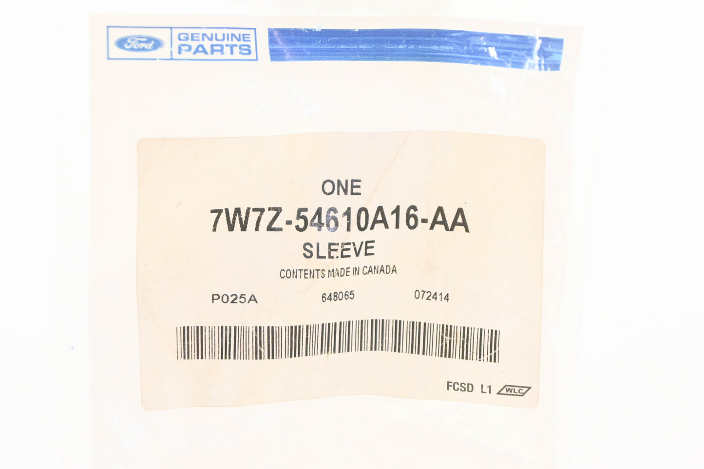 New OEM Ford 7W7Z-54610A16-AA Seat Back Guide Sleeve NOS