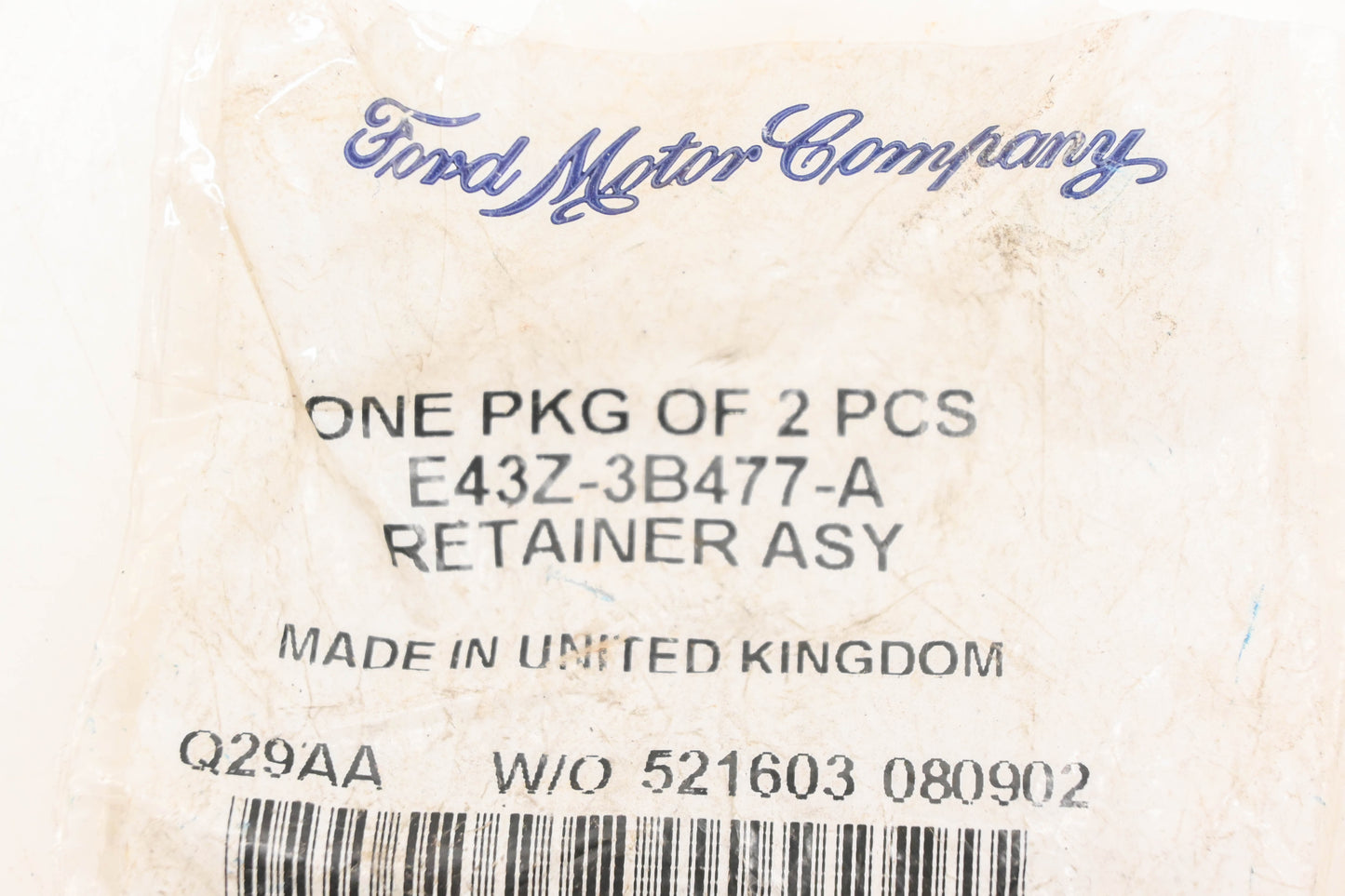 New OEM Ford E43Z-3B477-A Retainer Axle Nuts Qty 2 NOS