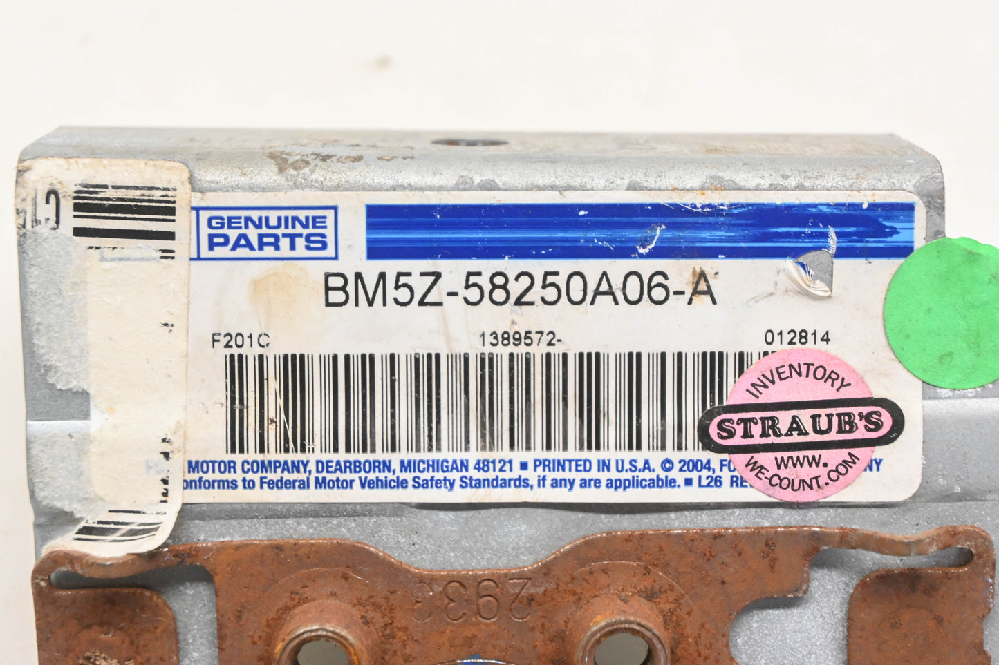 New OEM Ford BM5Z-58250A06-A Reinforcement Support Plate NOS