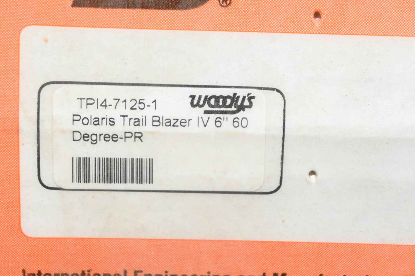 Woody's TPI4-7125-1 6" Trail Blazer IV Carbide Runner Kit NOS