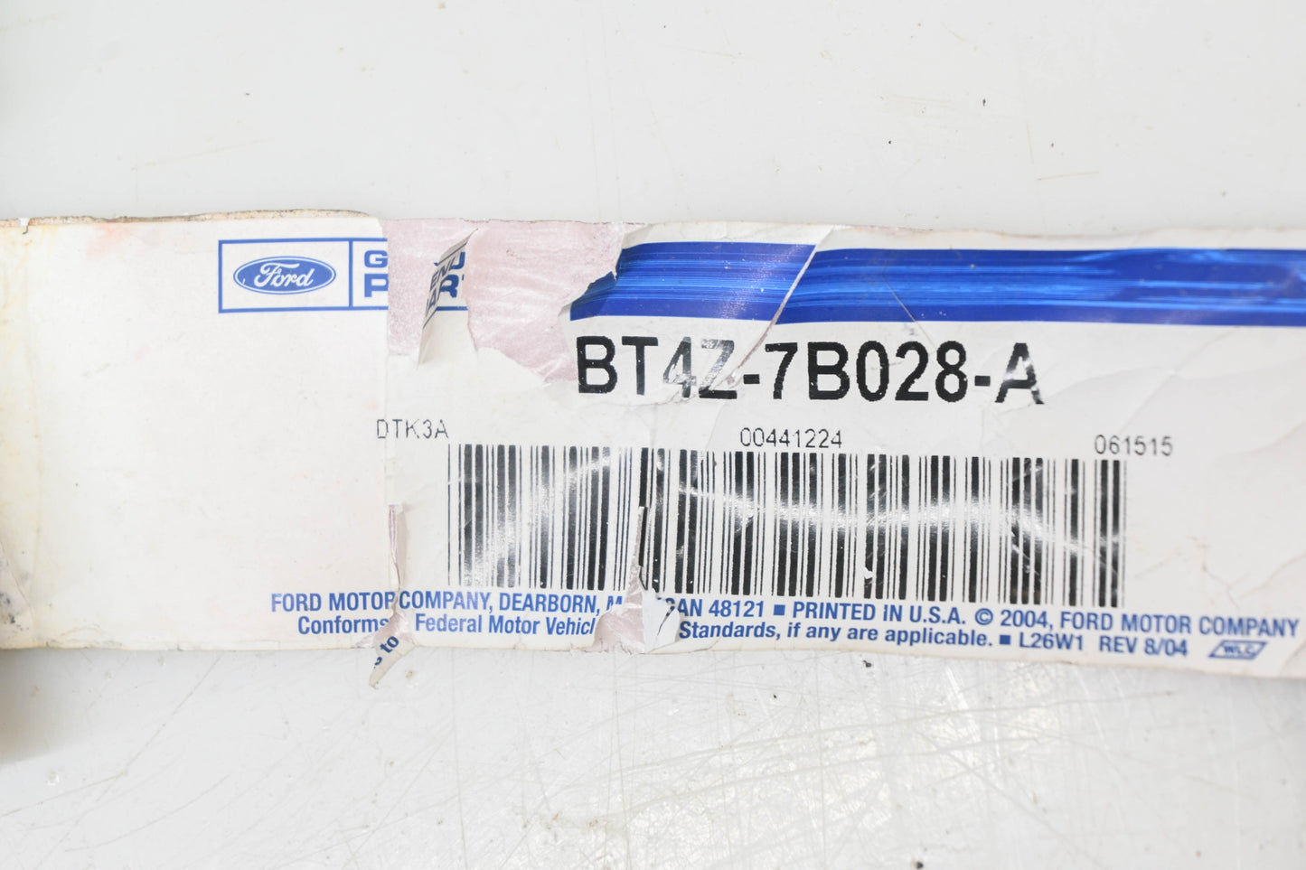 New OEM Ford BT4Z-7B028-A Oil Cooler Tube Assembly NOS