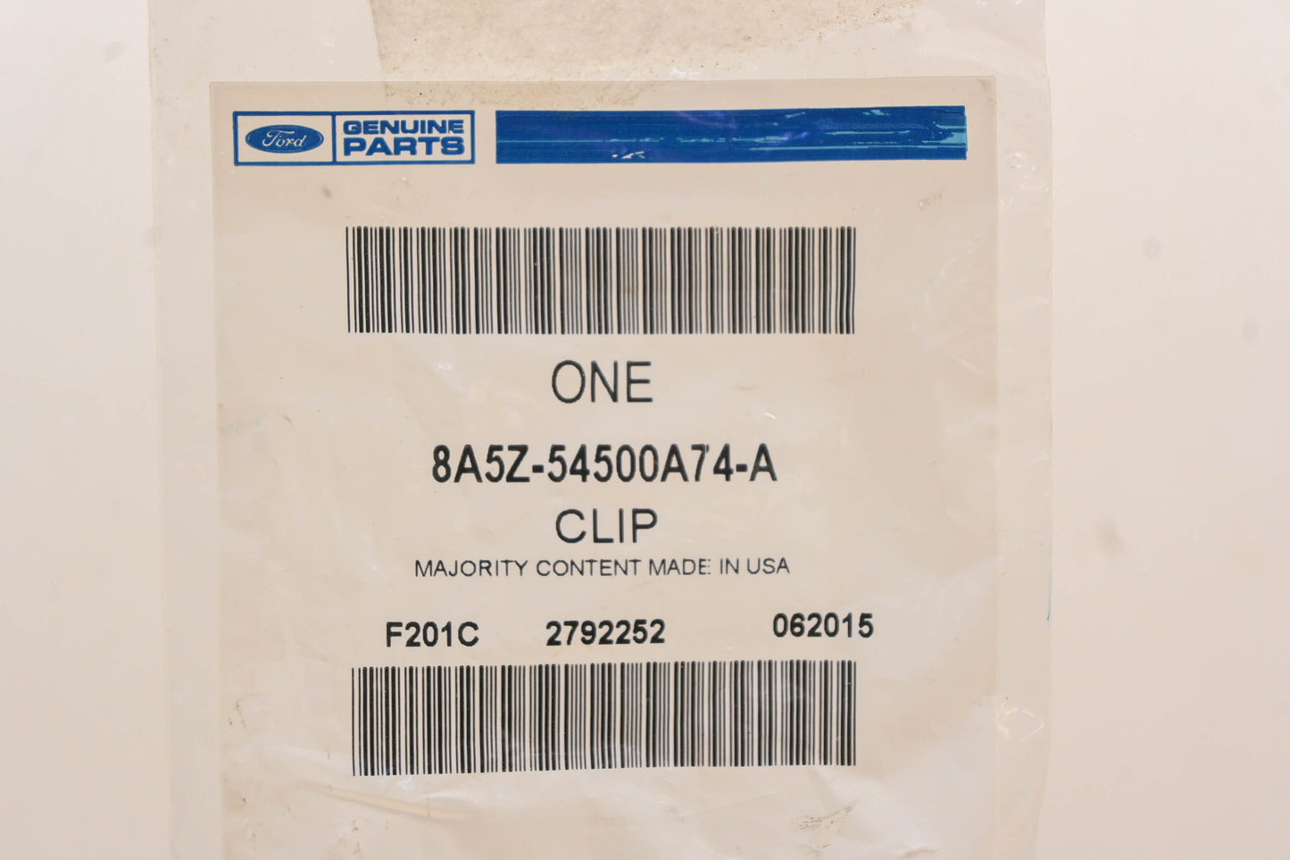 New OEM Ford 8A5Z-54500A74-A Roof Trim Clip NOS