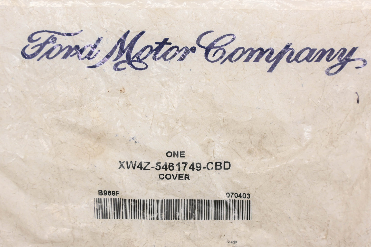 New OEM Ford XW4Z-5461749-CBD Left Front Seat Track Cover NOS