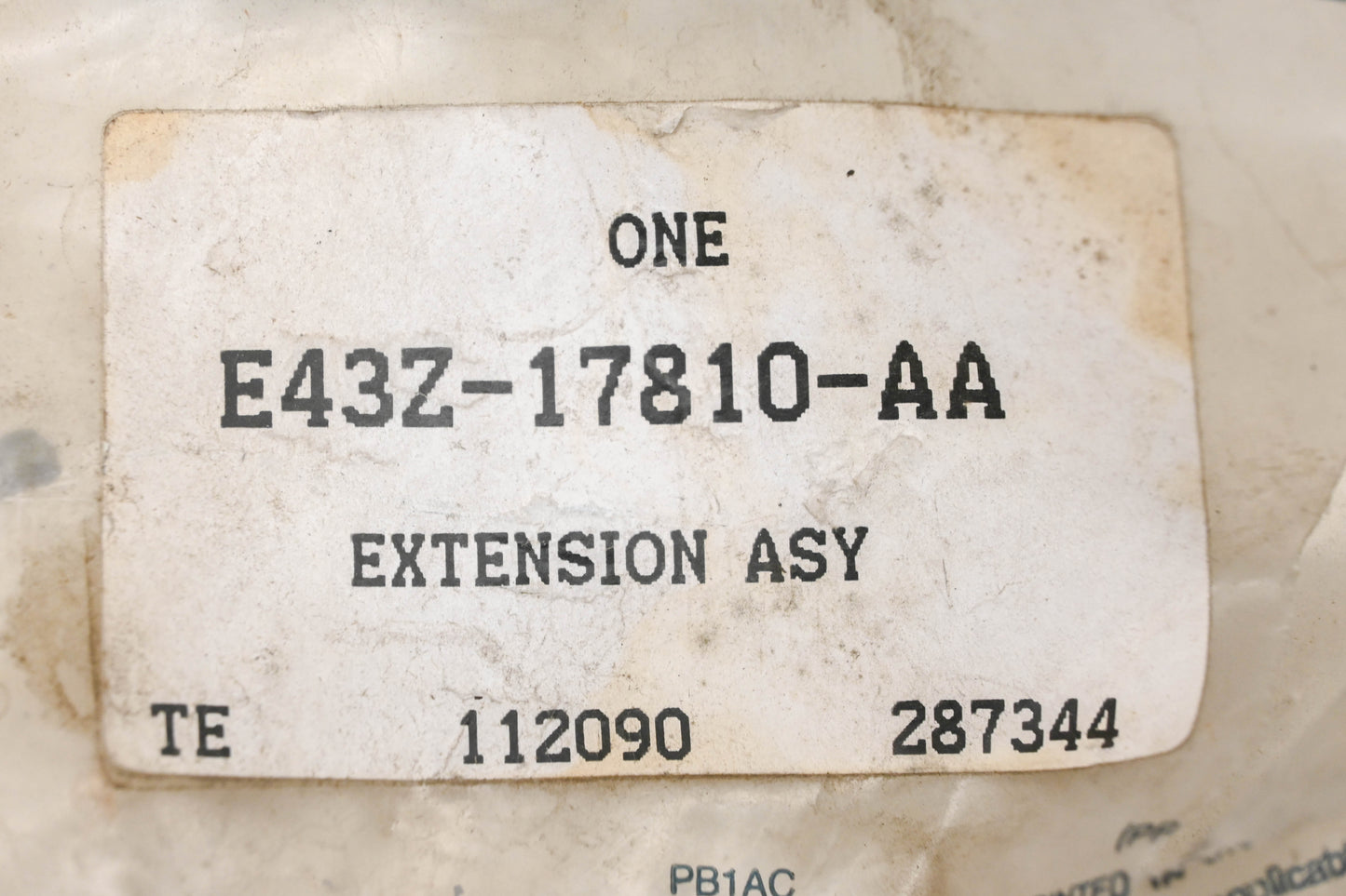 New OEM Ford E43Z-17810-AA Right Rear Bumper Extension NOS