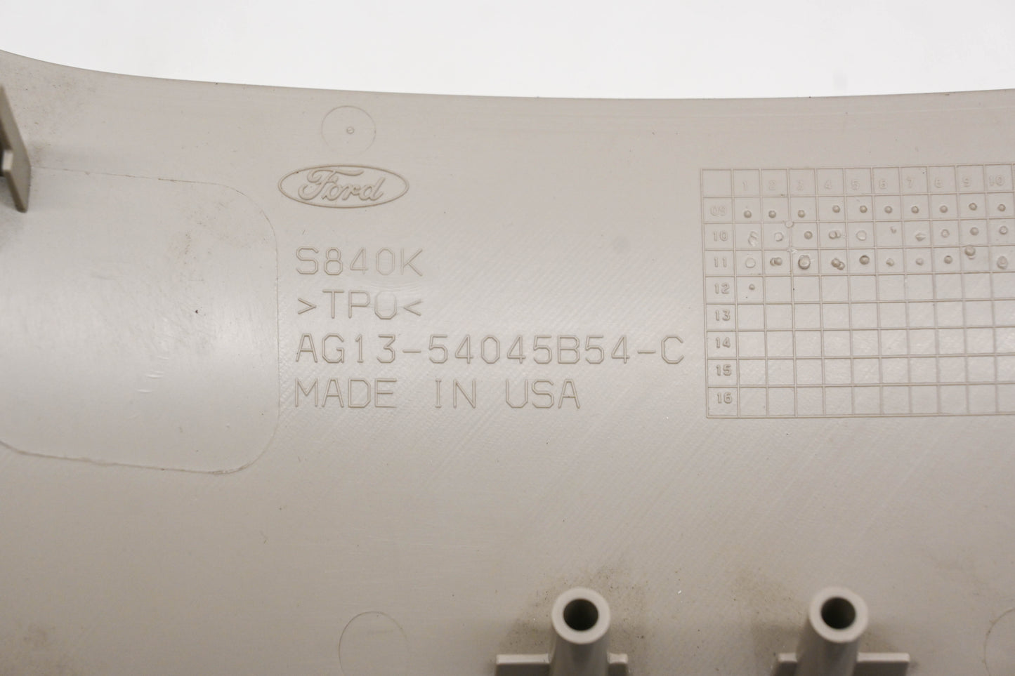 New OEM Ford AG13-54045B54-C Rear Center Console Panel Assembly NOS