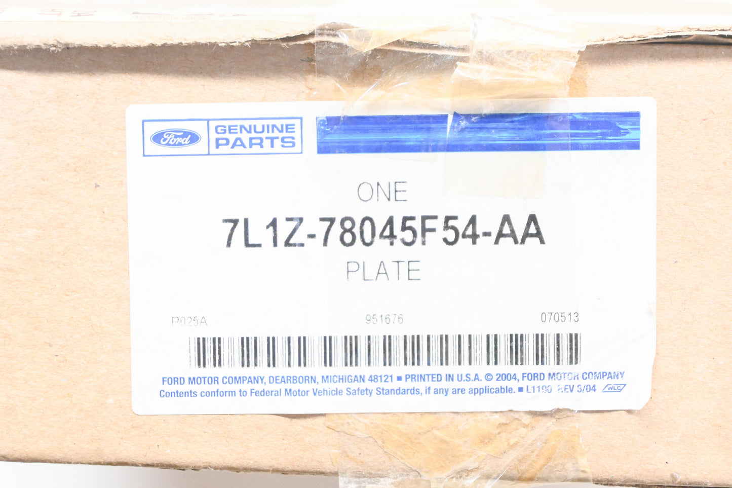 New OEM Ford 7L1Z-78045F54-AA Console Trim Plate NOS