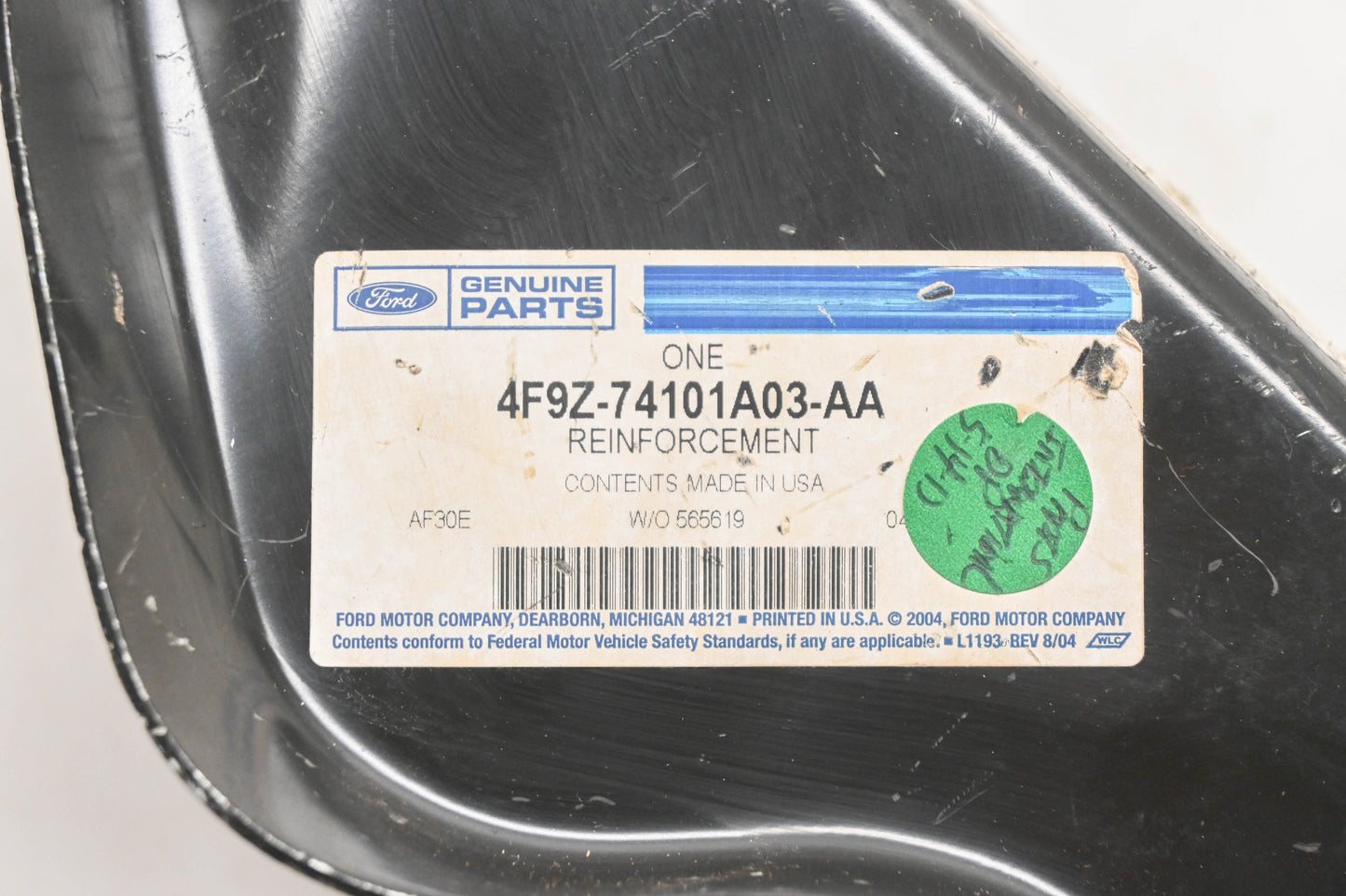 New OEM Ford 4F9Z-74101A03-AA Left Apron Reinforcement NOS