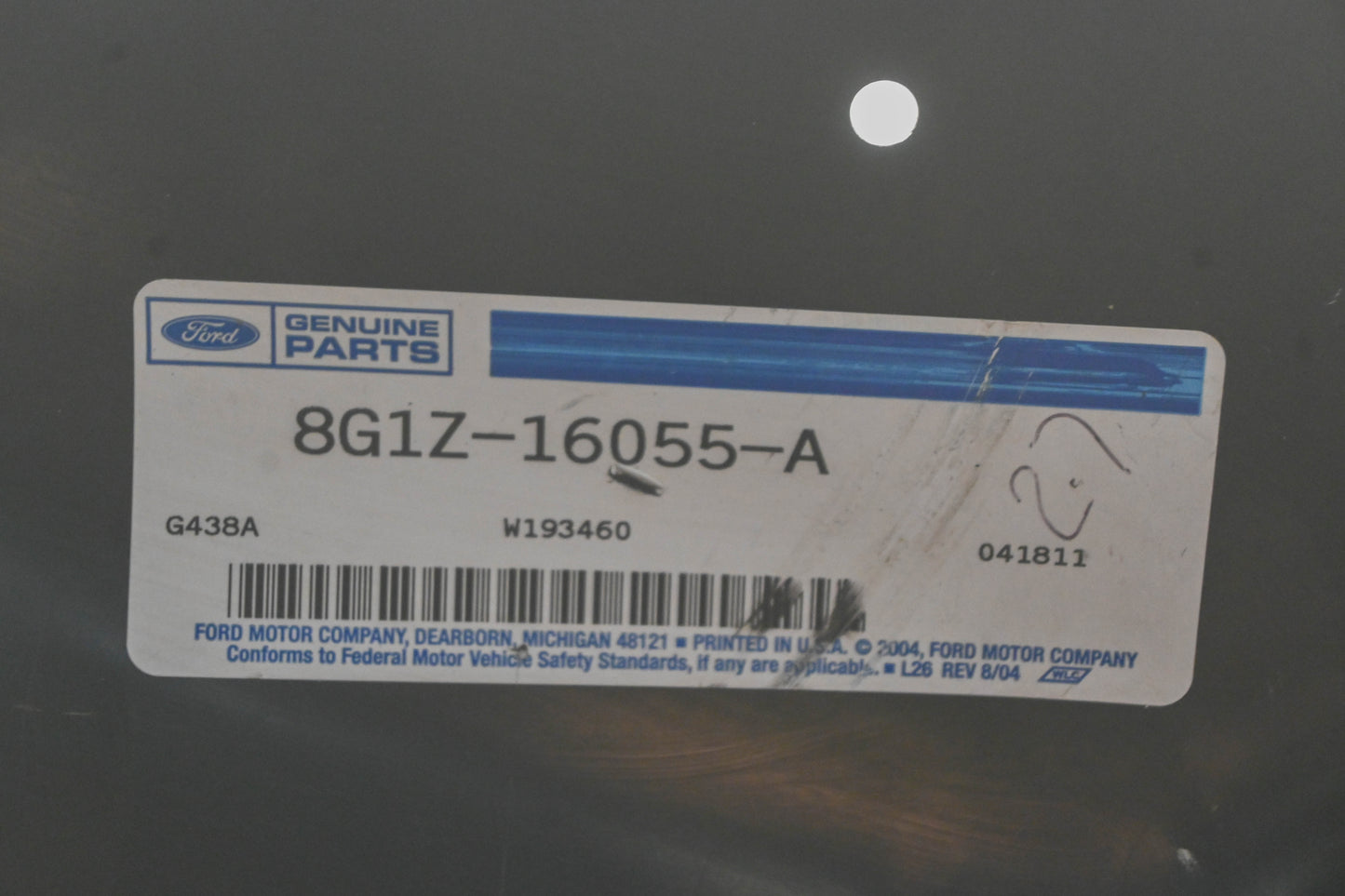 New OEM Ford 8G1Z-16055-A Front Fender Apron NOS