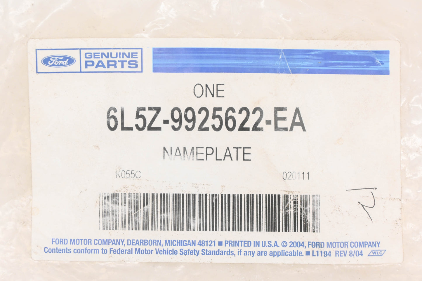 New OEM Ford 6L5Z-9925622-EA, 6L54-16720-EA Tremor 4x4 Decal NOS