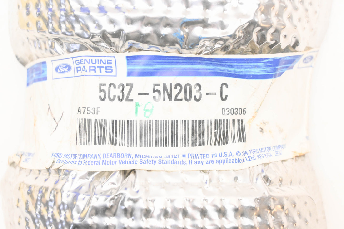 New OEM Ford 5C3Z-5N203-C Exhaust Pipe Heat Shield NOS