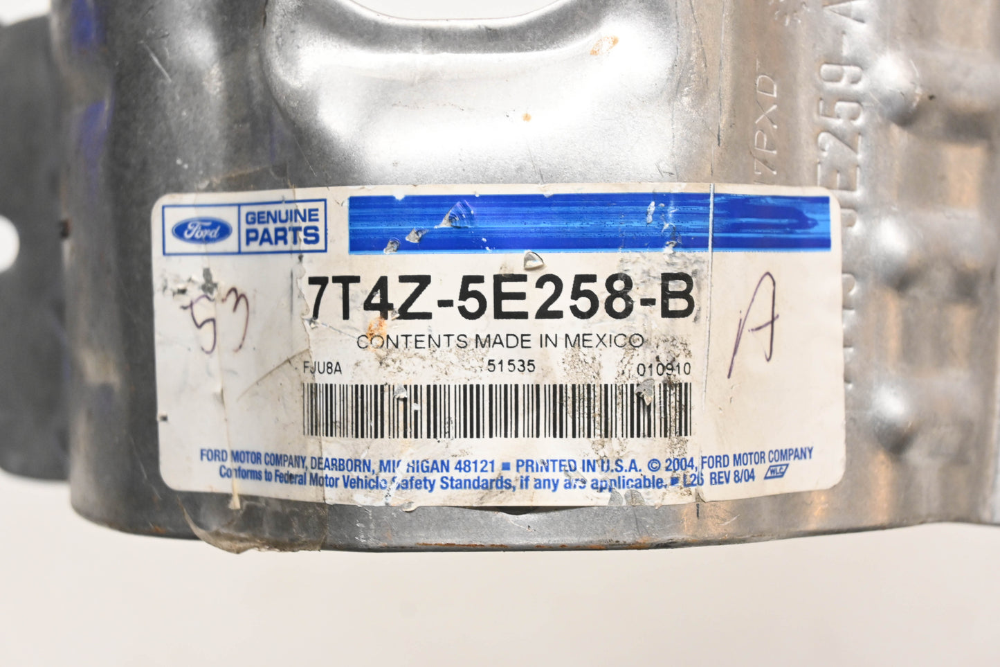 New OEM Ford 7T4Z-5E258-B Catalytic Converter Heat Shield NOS