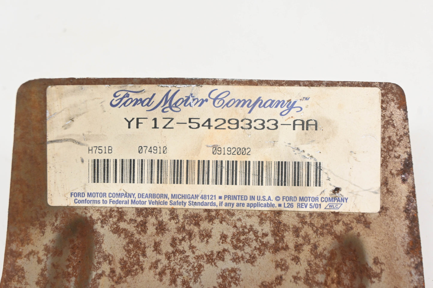 New OEM Ford YF1Z-5429333-AA Left Rear Wheelhouse Support NOS